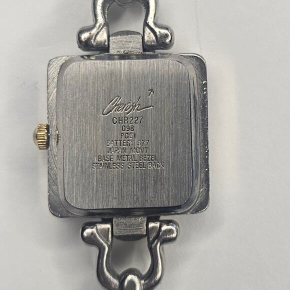 Cherish WATCH and Matching BRACELET Silver Gold Steampunk Analog Timepiece Gift - Picture 7 of 10